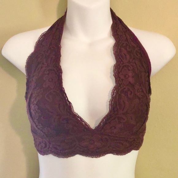 Free People Other - Free People Galoon lace halter bralette